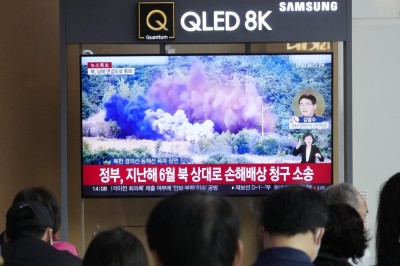 North Korea Blows Up Parts Of Inter-Korean Roads In A Symbolic Display ...