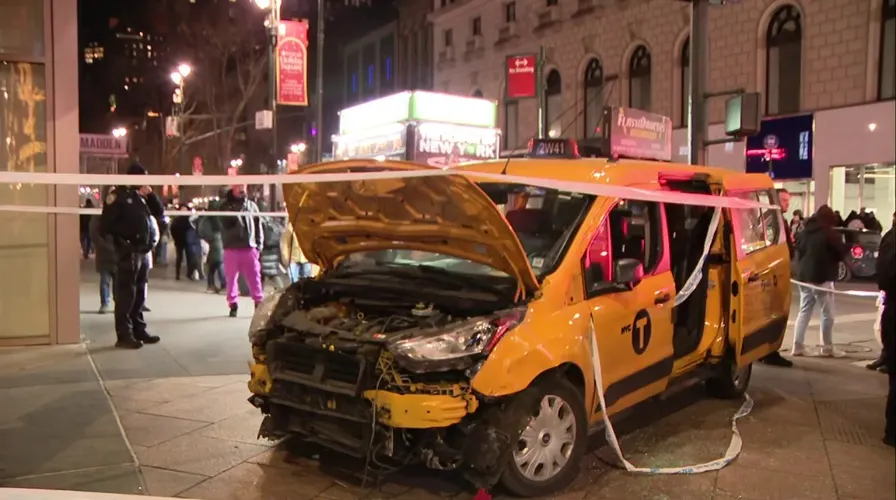 New York taxi driver hits 6 pedestrians, 3 taken to hospital, police say