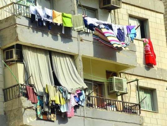 Campaign against air drying clothes in balcony