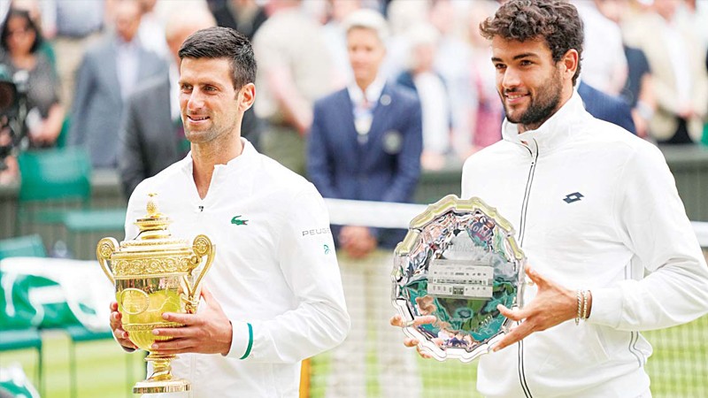 Djokovic wins Wimbledon for 20th Grand Slam title