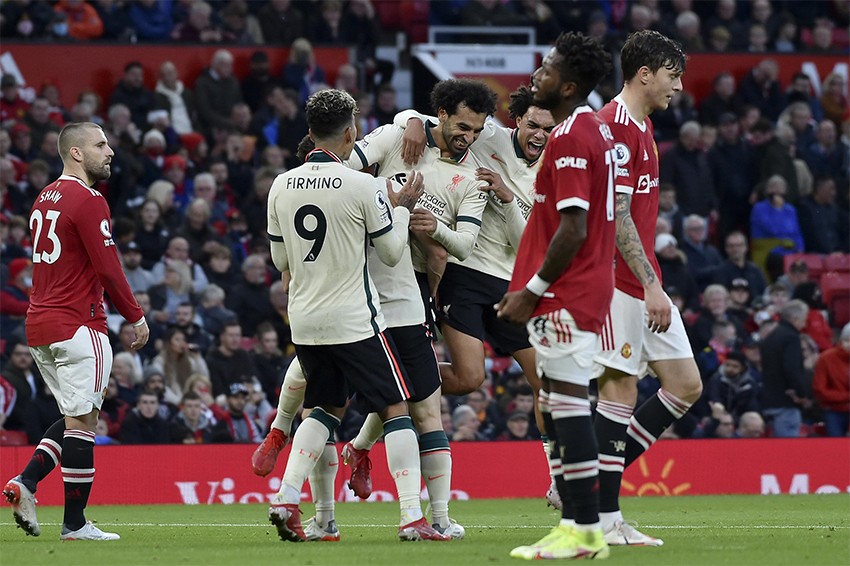 Salah scores hat trick as Liverpool ‘rout’ Man Utd