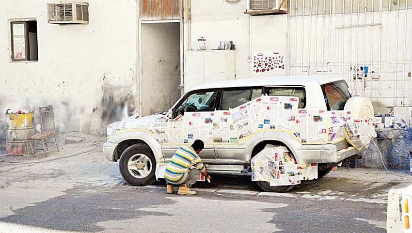 Garages and paint shops pop up in residential areas