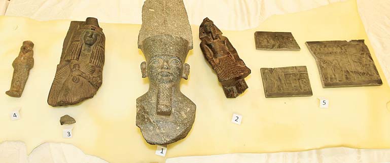 Kuwait returns five pharaonic artifacts