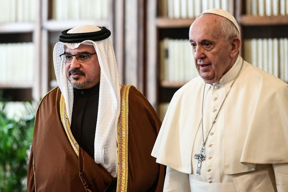 Pope to visit Bahrain