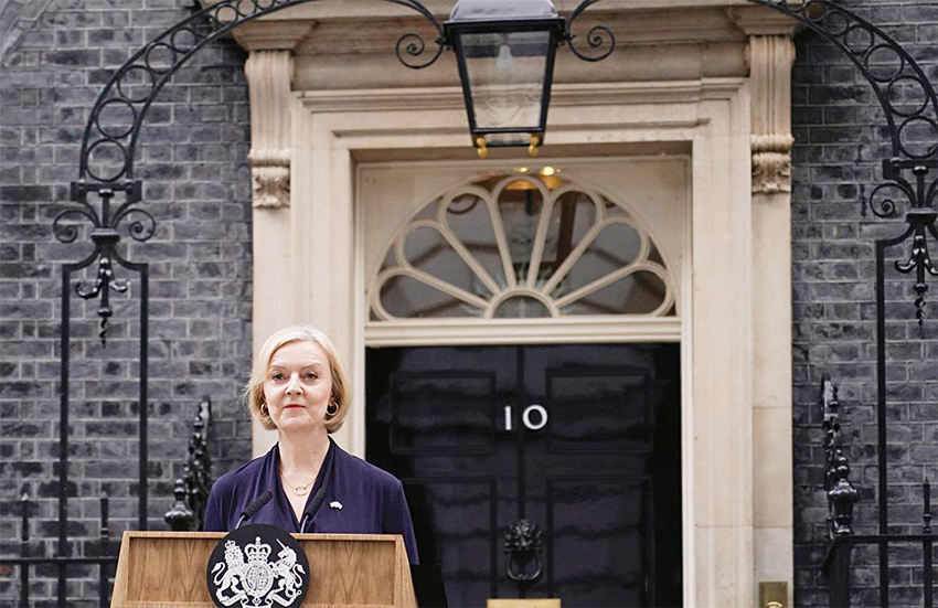 Truss quits after tumultuous term