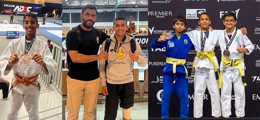 Kuwait snatches five medals in UAE Jiu-Jitsu Championship