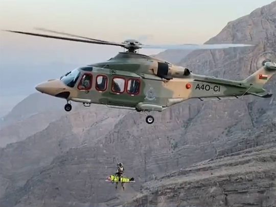 Emirati woman climber rescued by Omani teams after a daring life-saving operation