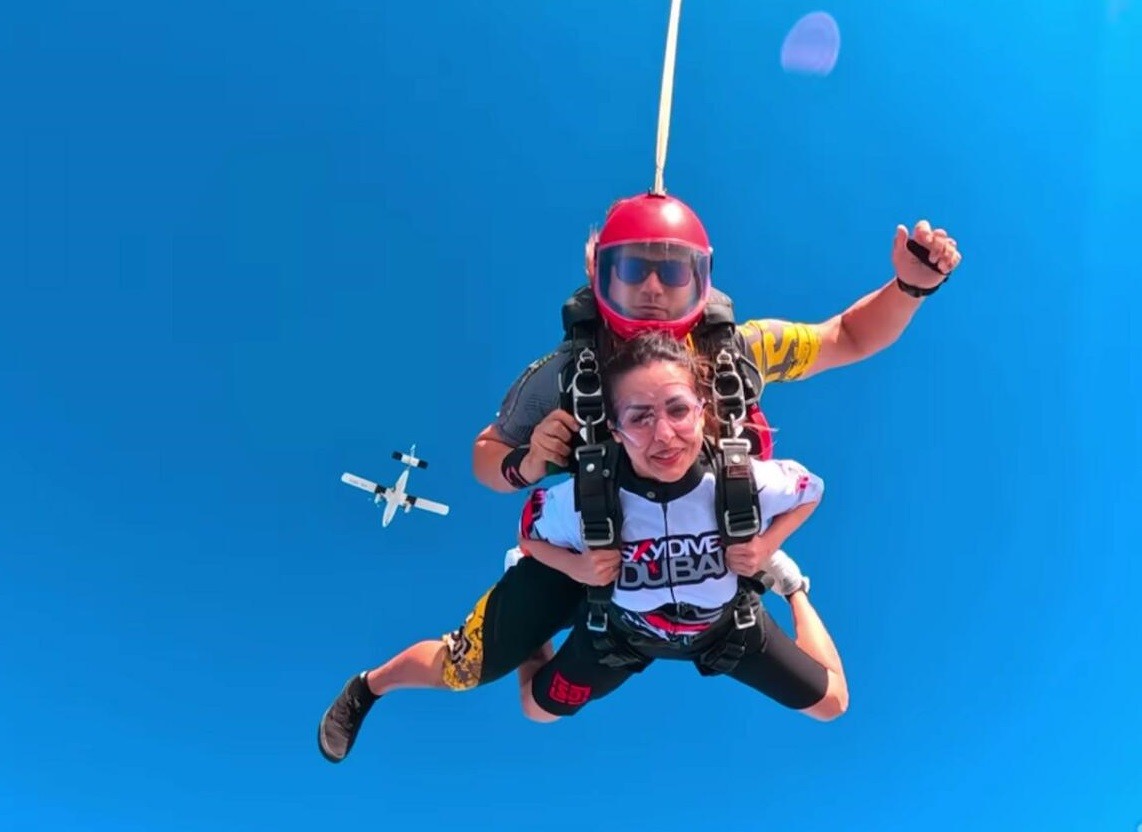 Bollywood star Malaika Arora celebrates birthday with thrilling Dubai skydiving