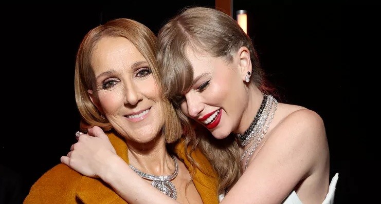 Taylor Swift and Céline Dion silence critics with post-Grammys embrace