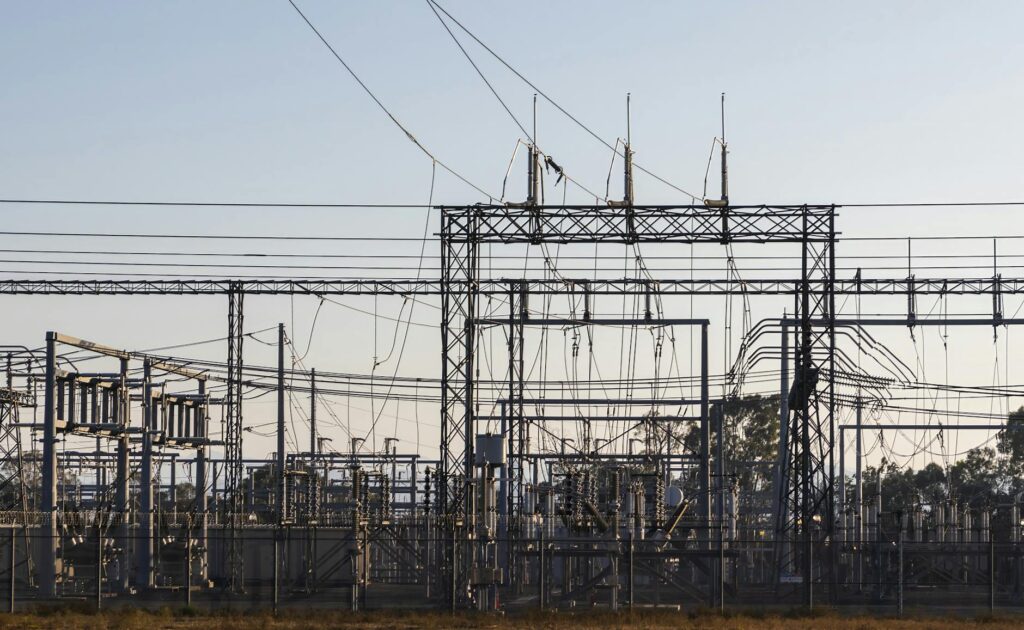 power distribution substation