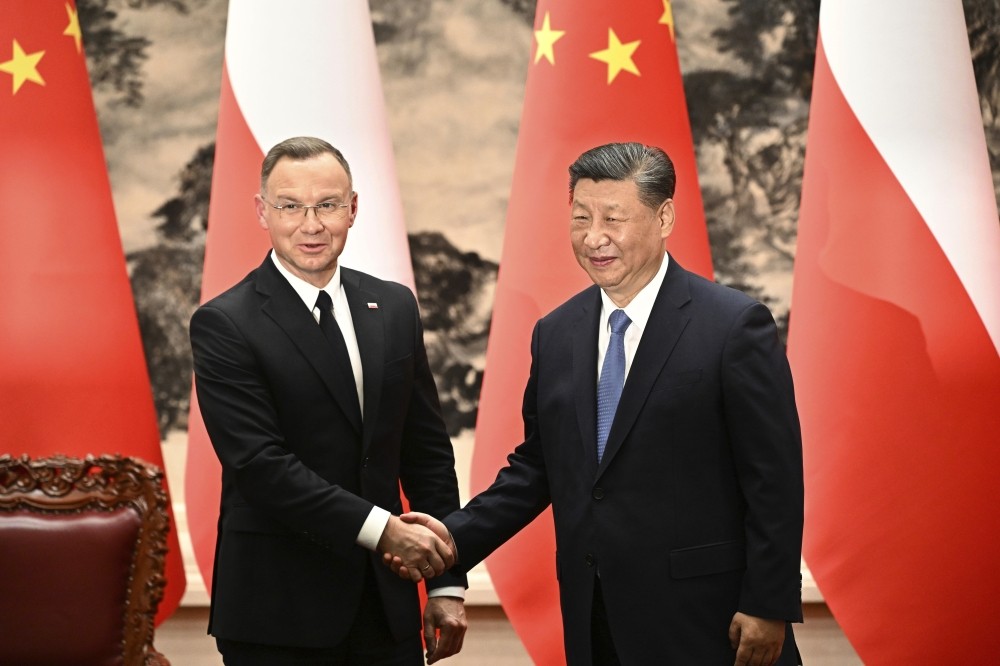 Leader of NATO member Poland visits China