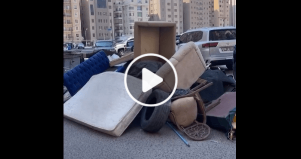 Kuwait Sees 568 Tons of Waste Dumped in Just Two Days