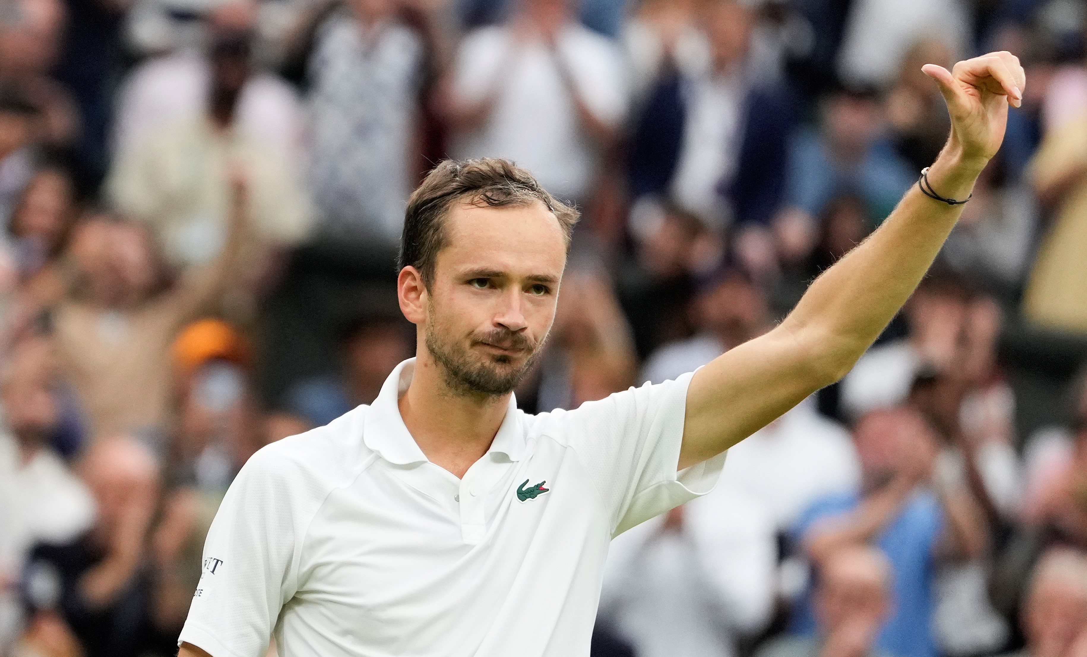 Sinner loses to Daniil Medvedev at Wimbledon