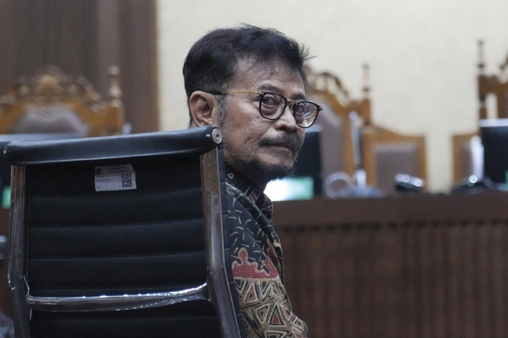 Former Indonesian agriculture minister sentenced to 10 years for corruption