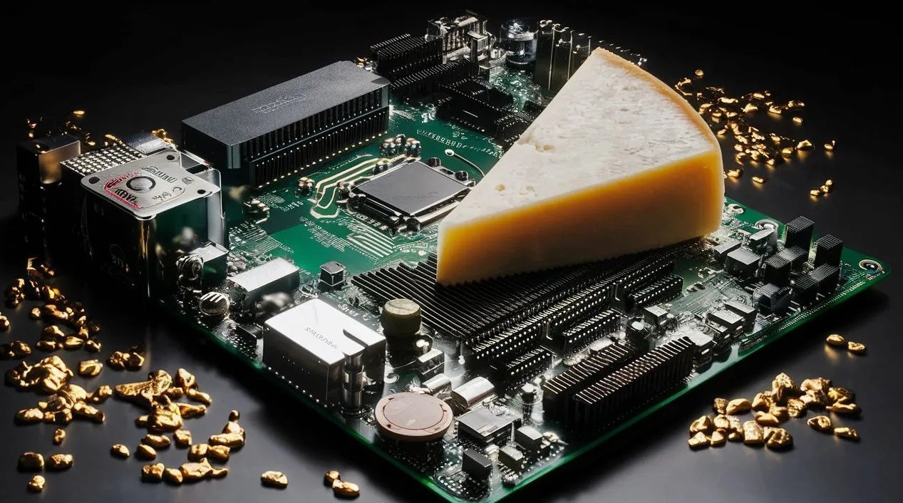 Scientists find new way to extract gold from old electronics with cheese